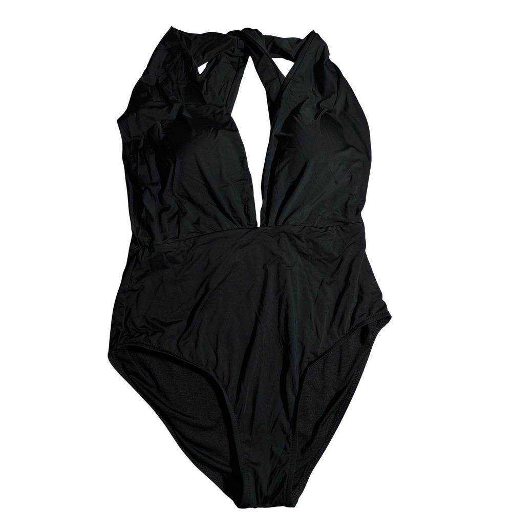 Lulus Plunging V-Neck & Kenneth Cole Lace-Up Monokini Swimsuits LOT of 2 Med